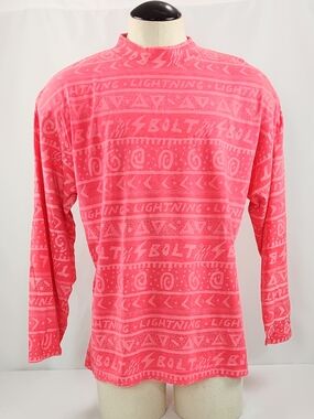 Lightning Bolt Vintage 90's Men's Long Sleeved Tee